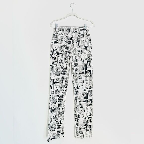 Reformation newspaper print jeans - Picture 9 of 11